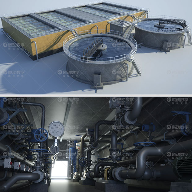 厭氧反應(yīng)器應(yīng)用原理三維演示動畫制作 厭氧反應(yīng)器應(yīng)用原理三維演示動畫制作